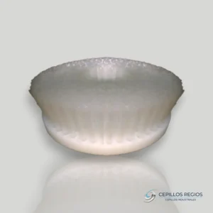 Disc type brush with food grade nylon.