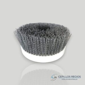 Abrasive nylon disc type brush for abrasive work