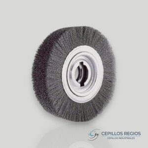 Brush for deburring aluminum parts