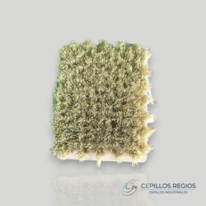 Ixtle bristle brush for wood carving