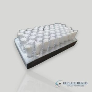 Block or brick type brush with Semi-hard nylon bristles