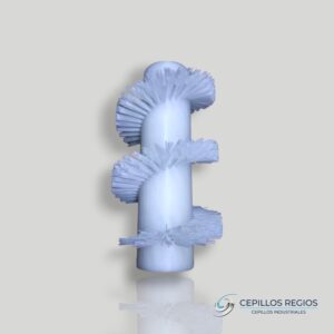 Spiral brush with plastic base and Nylon bristles