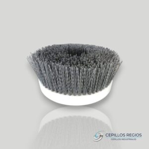 Cup Brush with Abrasive Nylon Bristles