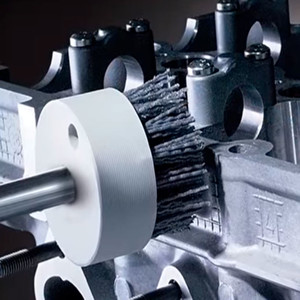 Steel industry brush application