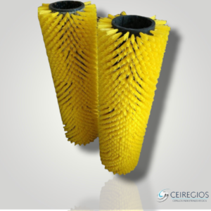Cylindrical brush for sweeper (central)