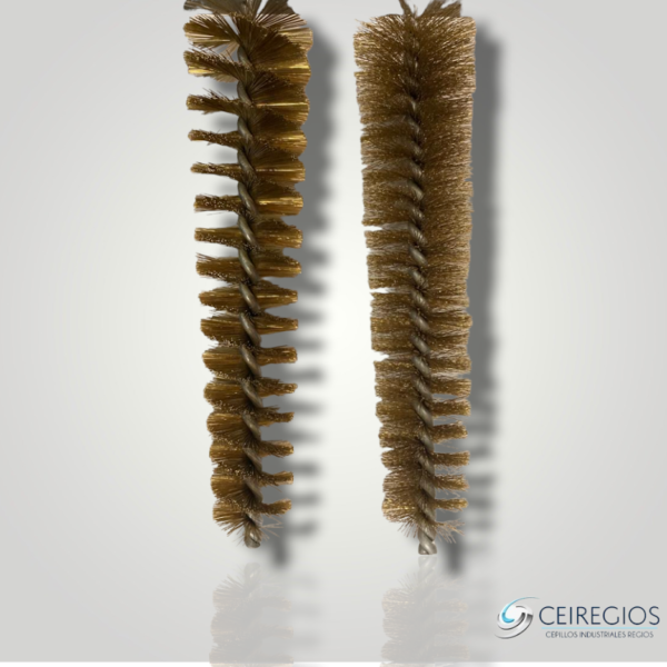 Broom brush with brass bristles - Image 2