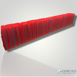 Aluminum base strip type brush