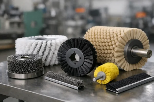 Replacement brush selection for machinery