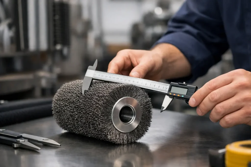 How to Measure Industrial Brushes Correctly