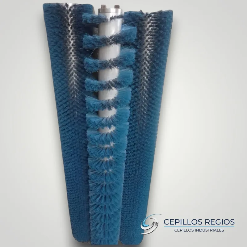 Industrial brush group for sweeping and debris control
