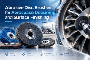 Abrasive Disc Brushes for Aerospace Deburring