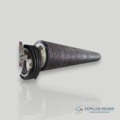 Brush with antistatic bristles