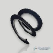 Cepillo tipo tira espiral con base de acero galvanizado