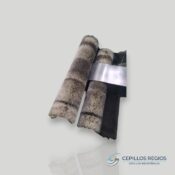 Nylon roller type brush for cleaning galvanized steel belt